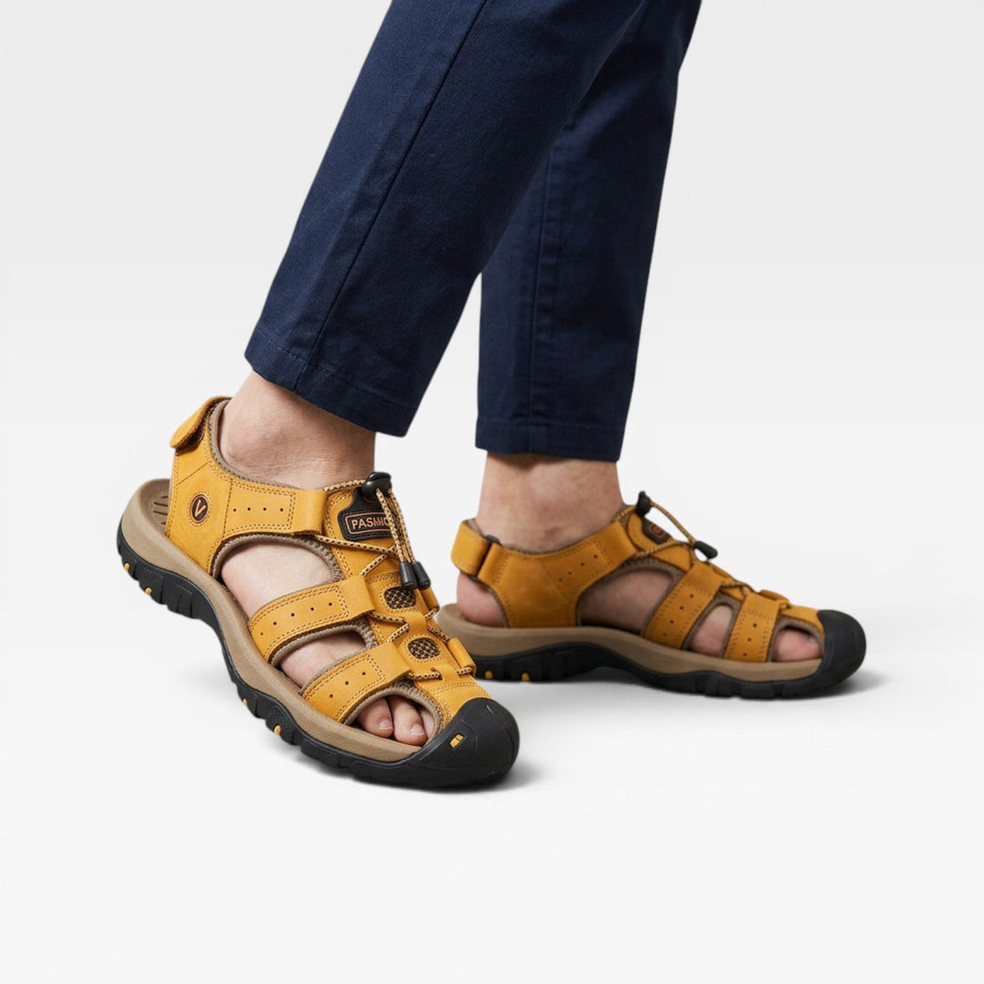 Mænd Casual Walkingsandaler med Elastisk Snøresystem