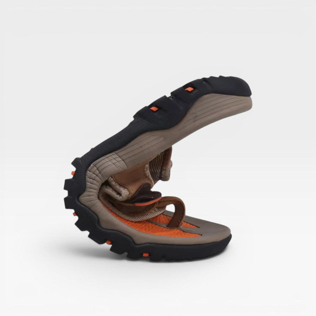 Mænd Slip-on Sommersandaler med Mønstret Fodseng