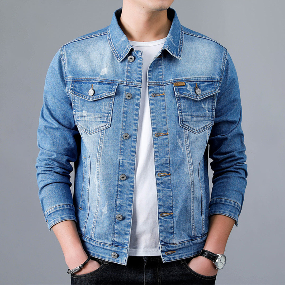 Gustav - Stilfuld Afslappet Men 's Jakke