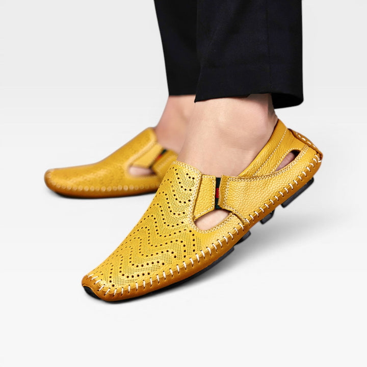 Mænd Elegante Hverdagssko med Håndsyede Detaljer