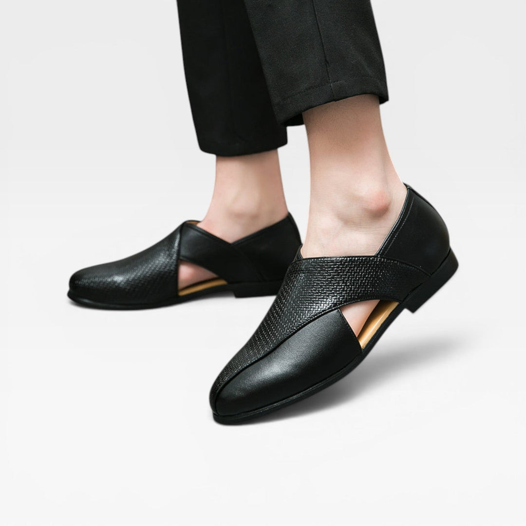 Mænd Casual Loafers med Flettet Tekstur