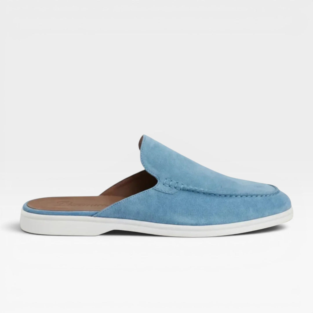 Mænd Casual Mules med Moc-Toe Syninger