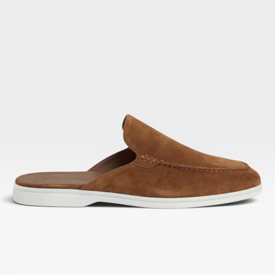 Mænd Casual Mules med Moc-Toe Syninger