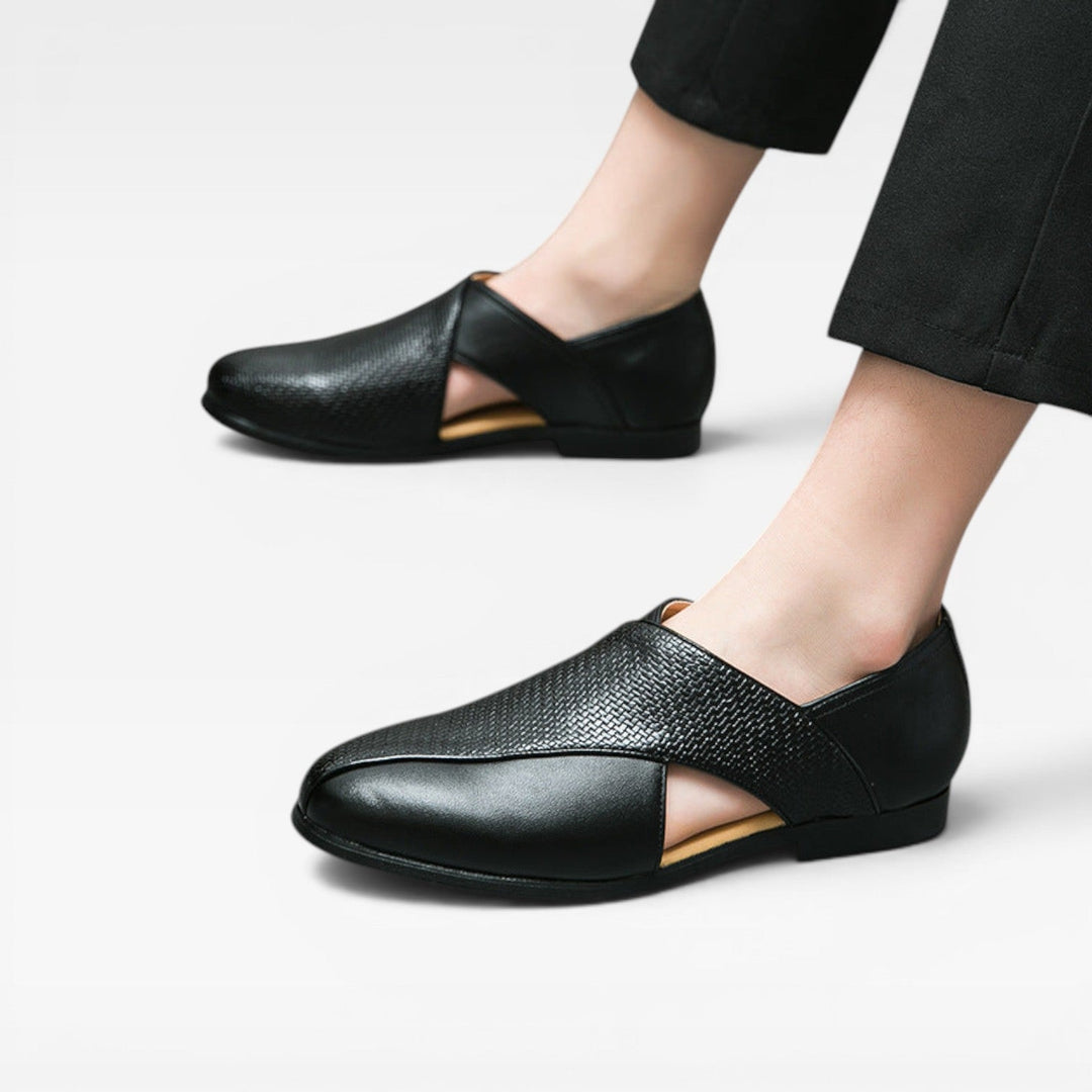 Mænd Casual Loafers med Flettet Tekstur