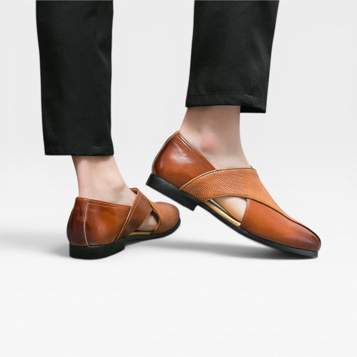 Mænd Casual Loafers med Flettet Tekstur