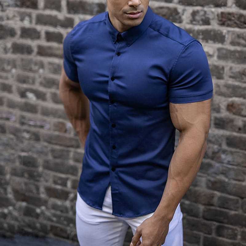 Oli Slim-Fit Herre Skjorte | Blødt Stof, Elegant Design 4