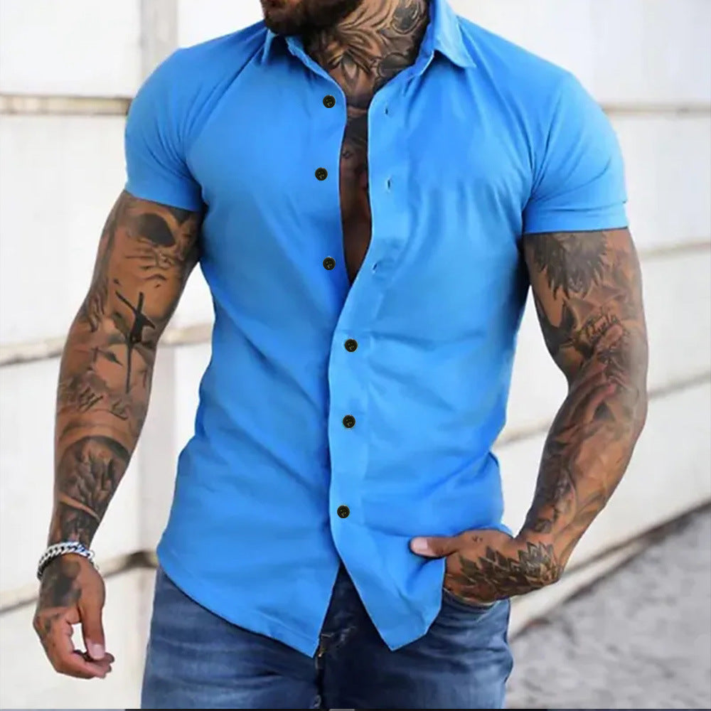 Oli Slim-Fit Herre Skjorte | Blødt Stof, Elegant Design 8
