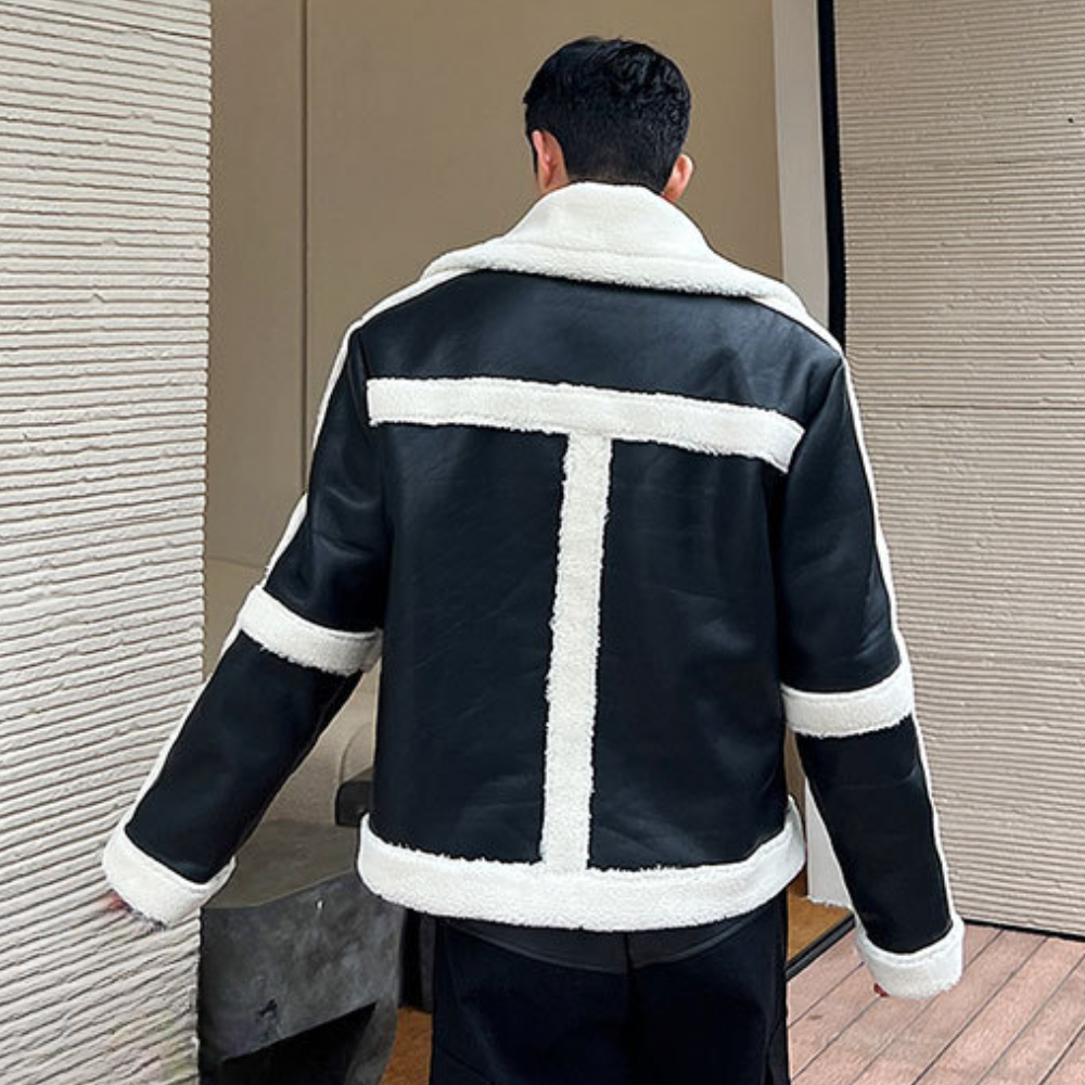 Analu - Trendy Motorcykel Jakke Til Den Moderne Mand