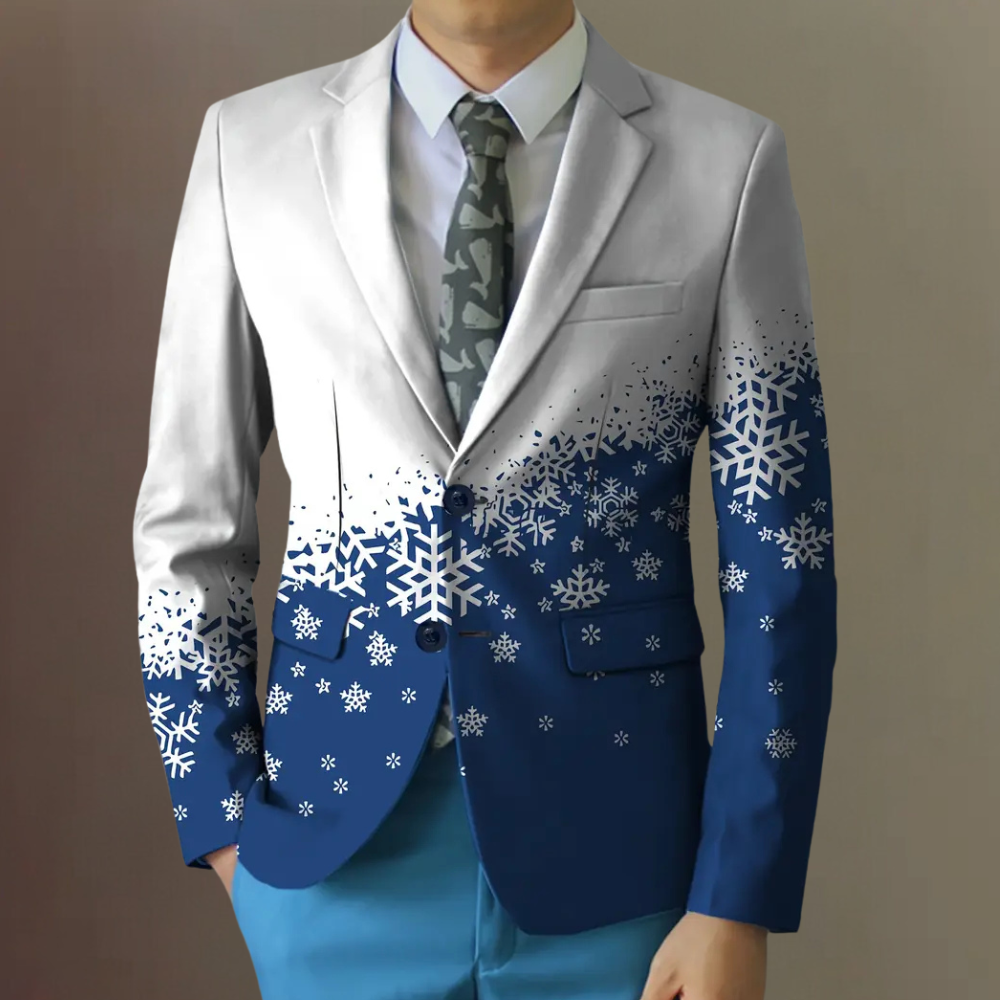 Stilfuld Juleblazer Til Herre Af Benito - Perfekt Til Højtiden!