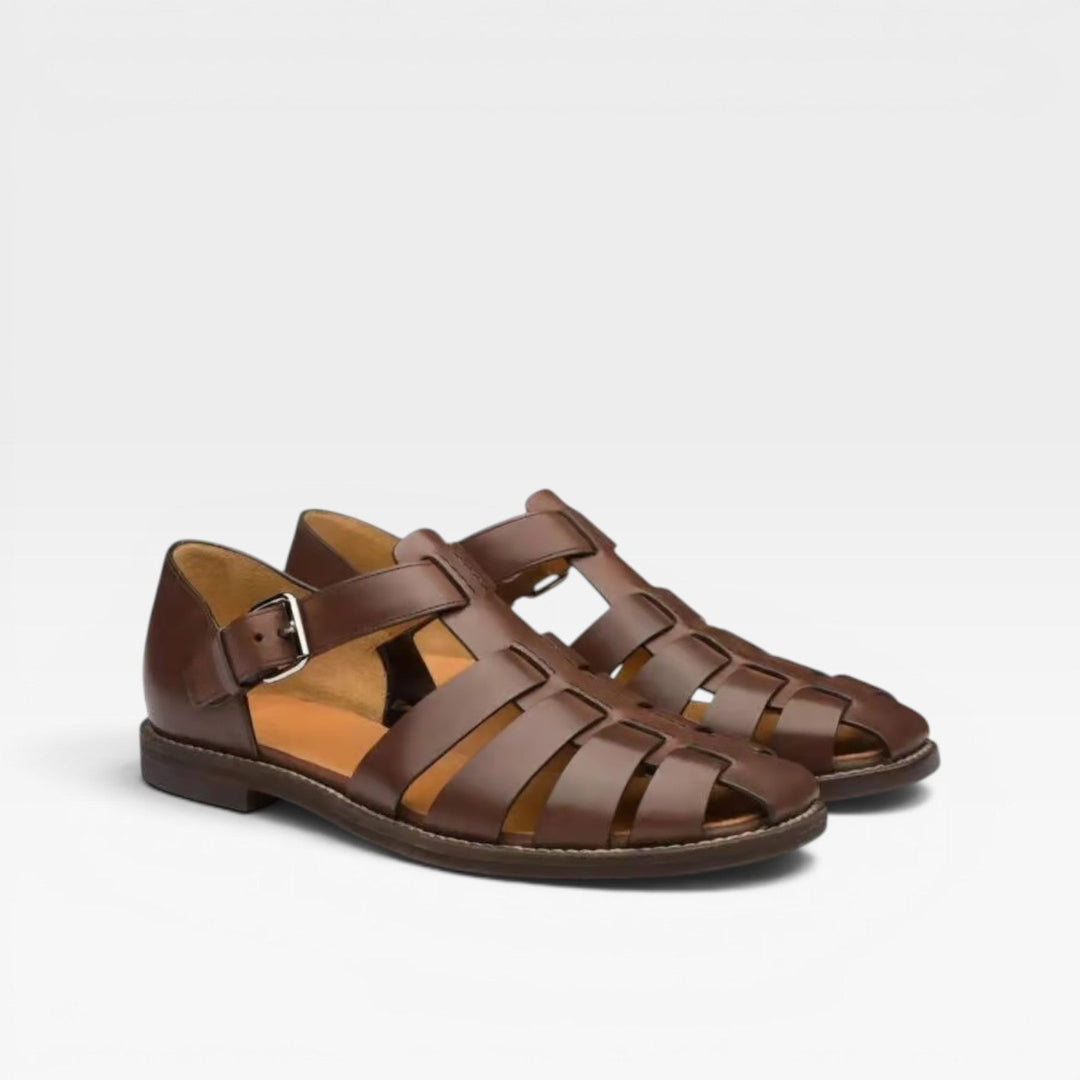 Mænd Elegante Sommersandaler med Ankelrem