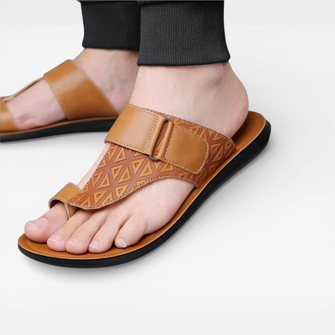 Mænd Slip-on Sommersandaler med Tåstrop