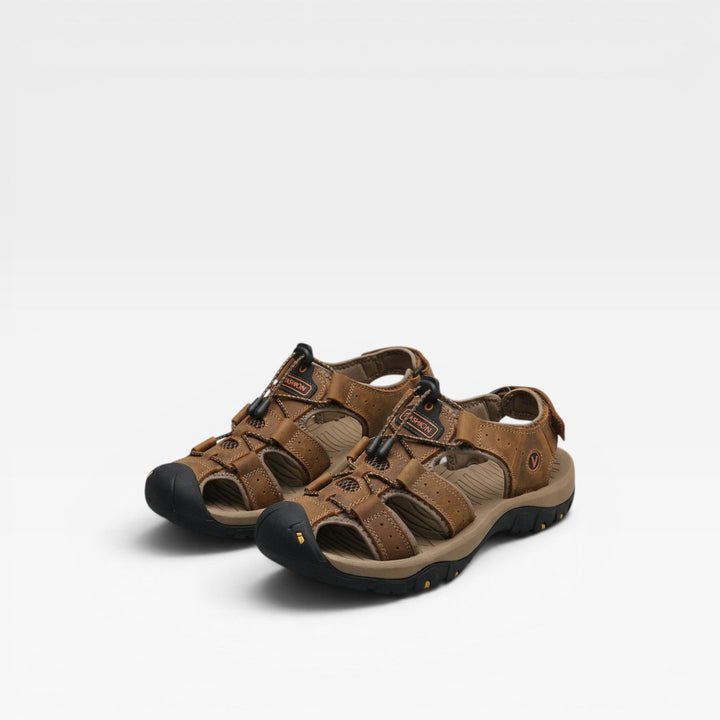 Mænd Casual Walkingsandaler med Elastisk Snøresystem