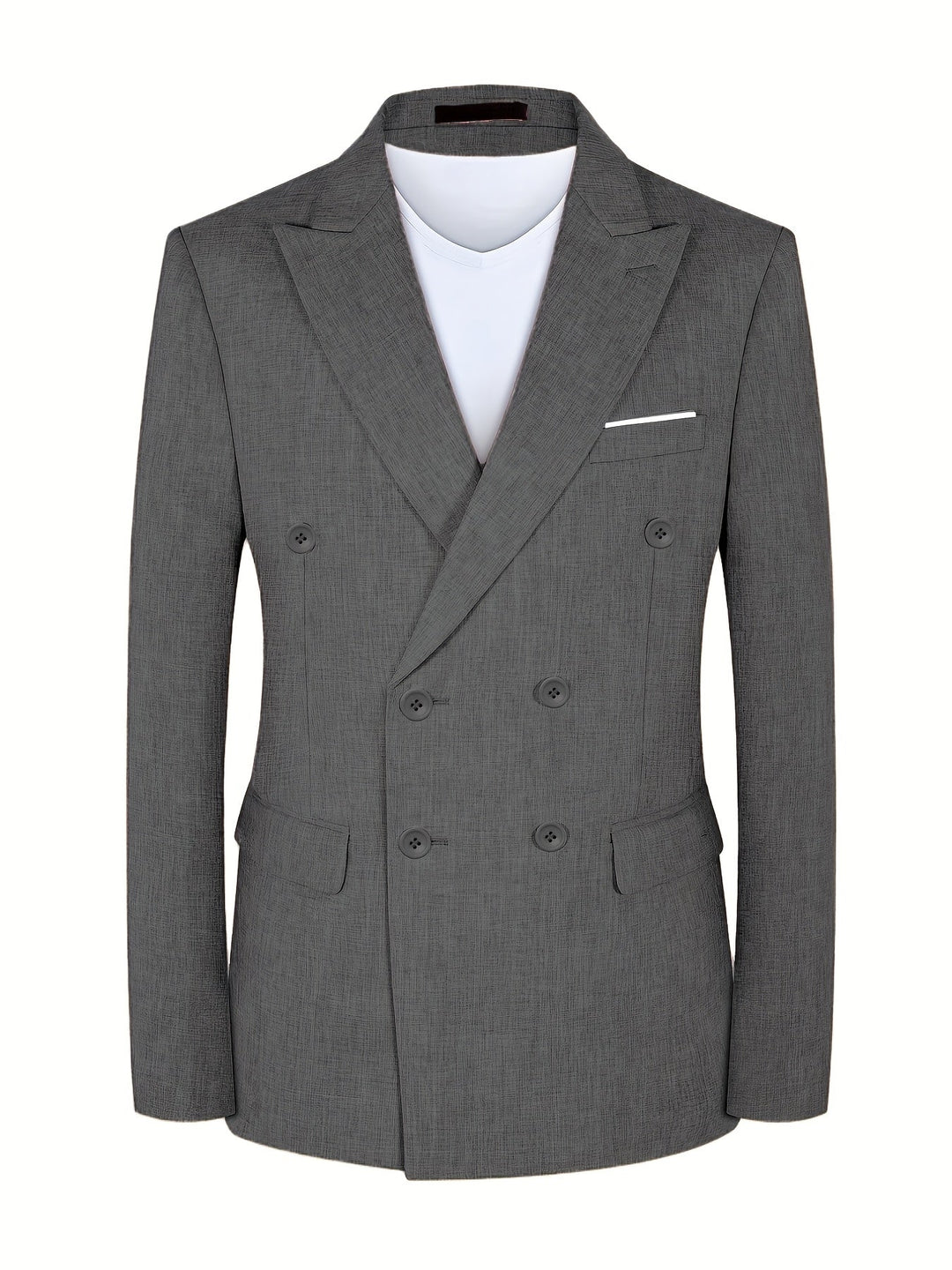 Herre Casual Blazer med Slids og Lommer