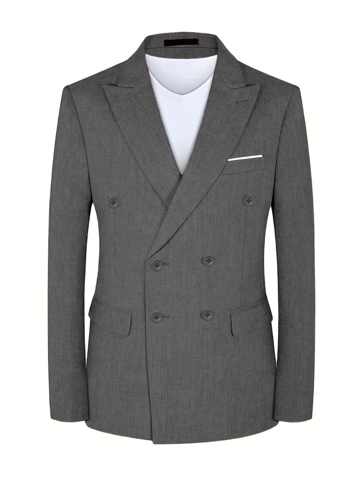 Herre Casual Blazer med Slids og Lommer