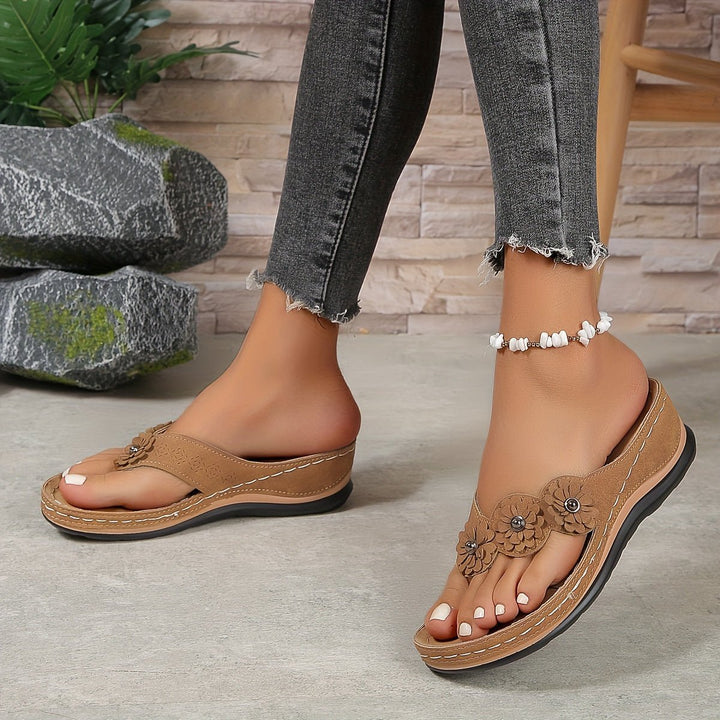 Damer Casual Slip-on Klip-Kloppere med Komfortabel Lav Kilesål