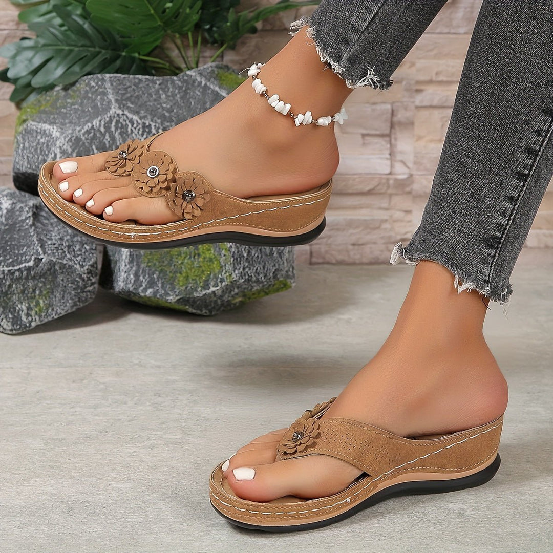 Damer Casual Slip-on Klip-Kloppere med Komfortabel Lav Kilesål