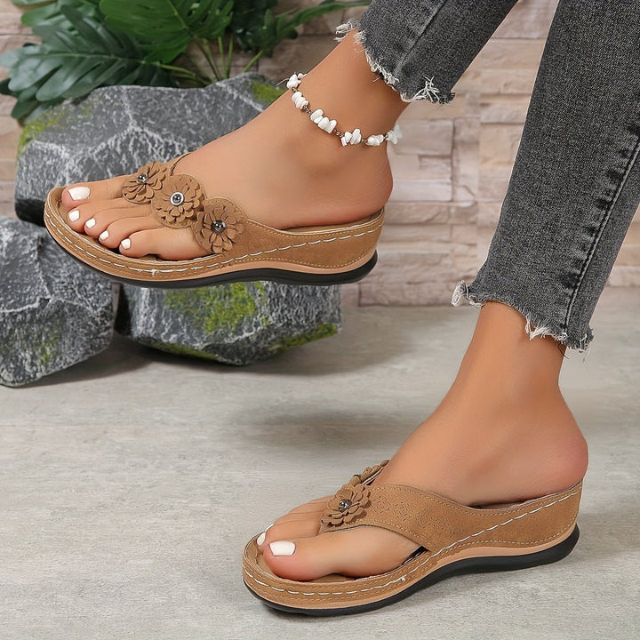 Damer Casual Slip-on Klip-Kloppere med Komfortabel Lav Kilesål