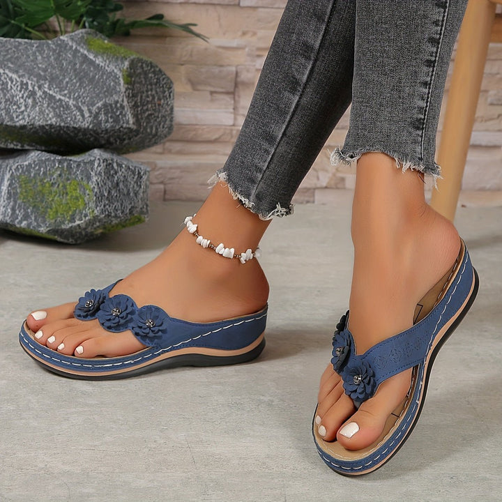 Damer Casual Slip-on Klip-Kloppere med Komfortabel Lav Kilesål