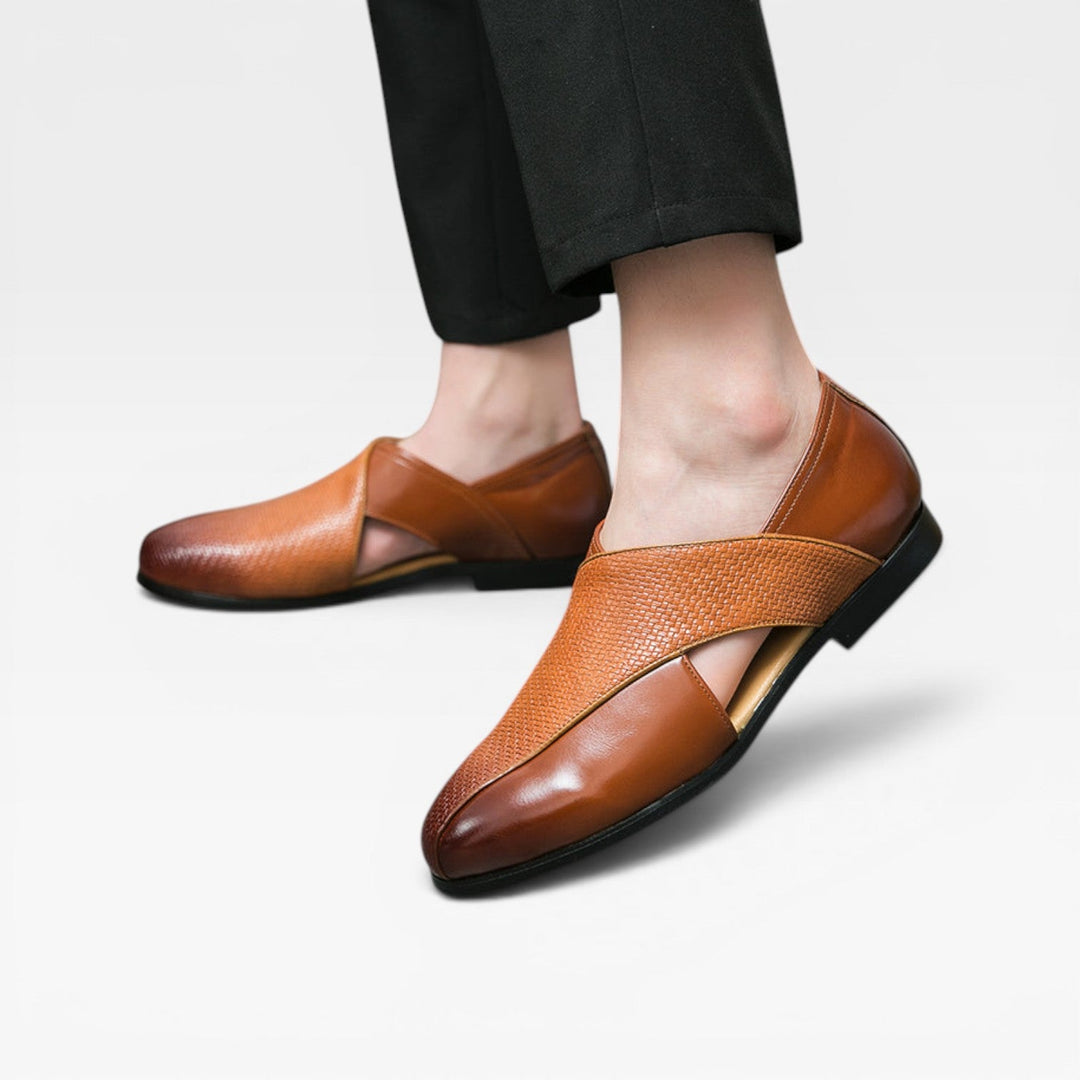 Mænd Casual Loafers med Flettet Tekstur