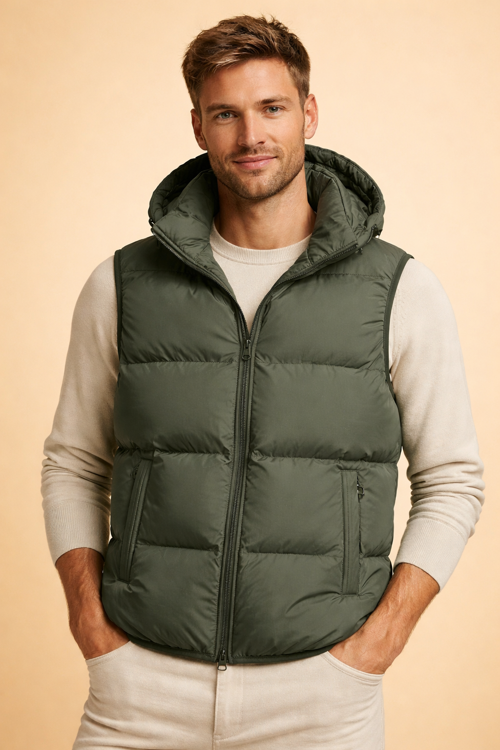 Luca Moretti - Premium Vatteret Vest Til Herre
