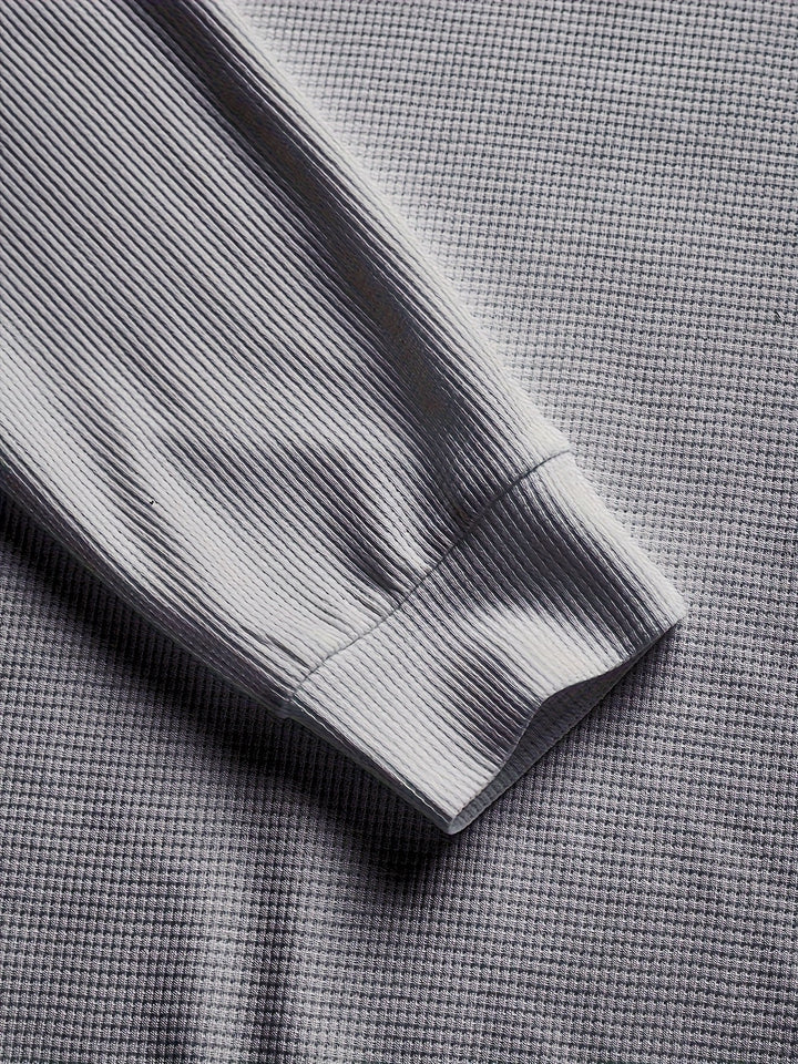 Mænd Elegante Langærmet Trøje med Kontrastlapper