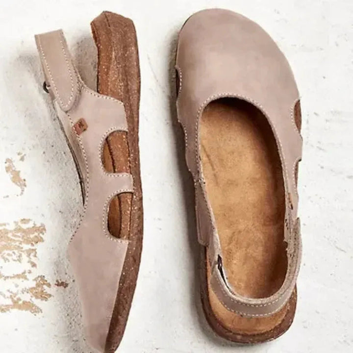 Damer Klassiske Sandaler med Lukket Tå og Hælrem