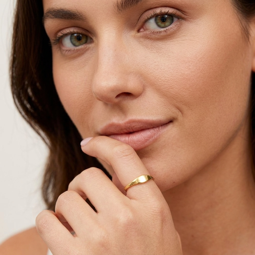 Élodie Minimalistisk Signet-ring