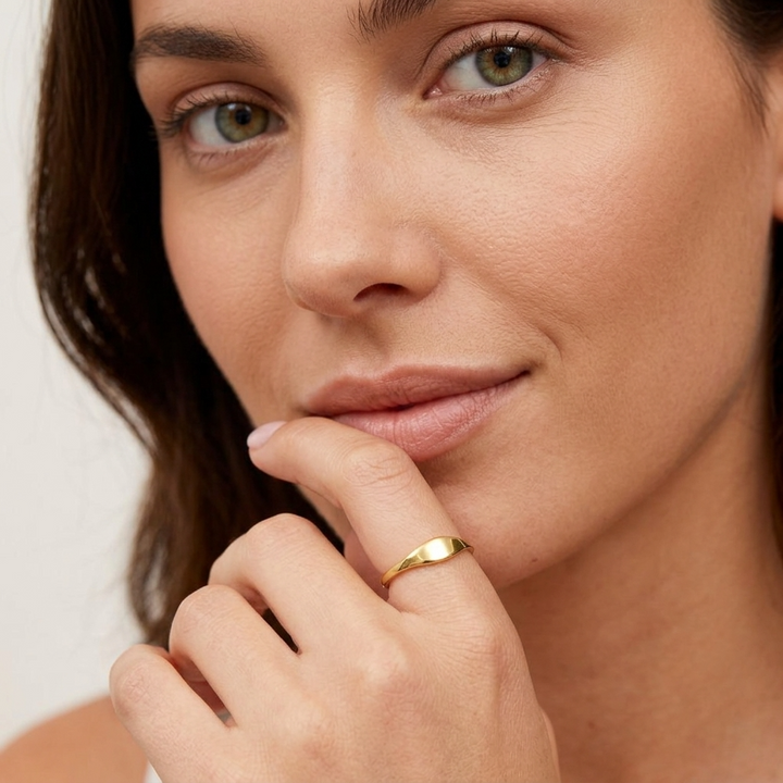 Élodie Minimalistisk Signet-ring