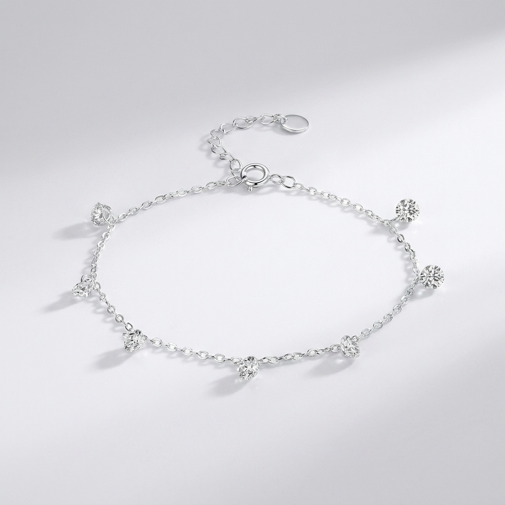 Elise Funklende Dug-armbånd