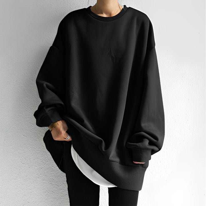 Elena Moretti - Oversize Basis Sweatshirt Til Dame