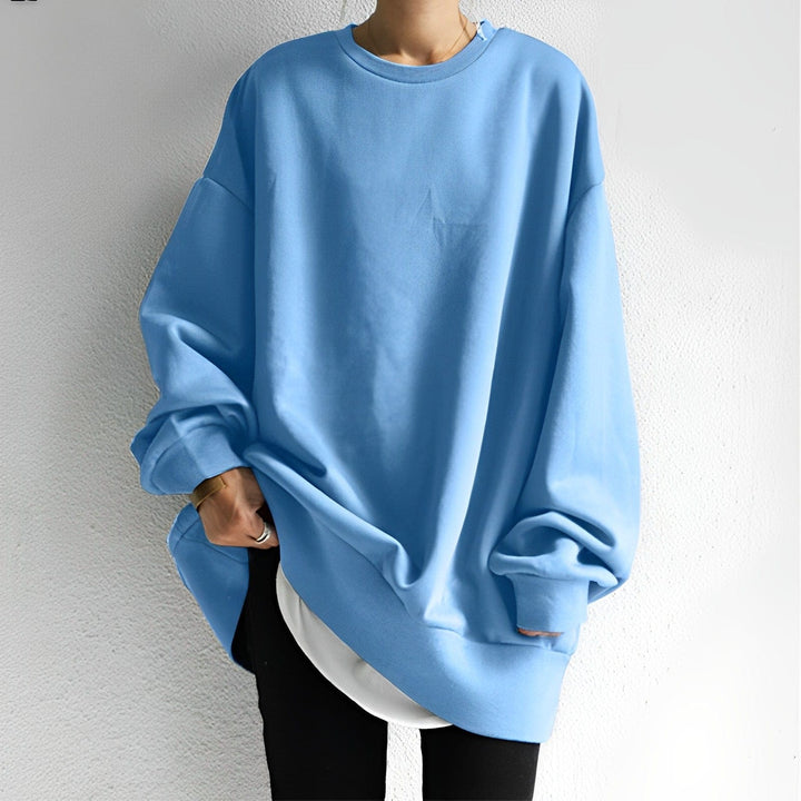 Elena Moretti - Oversize Basis Sweatshirt Til Dame