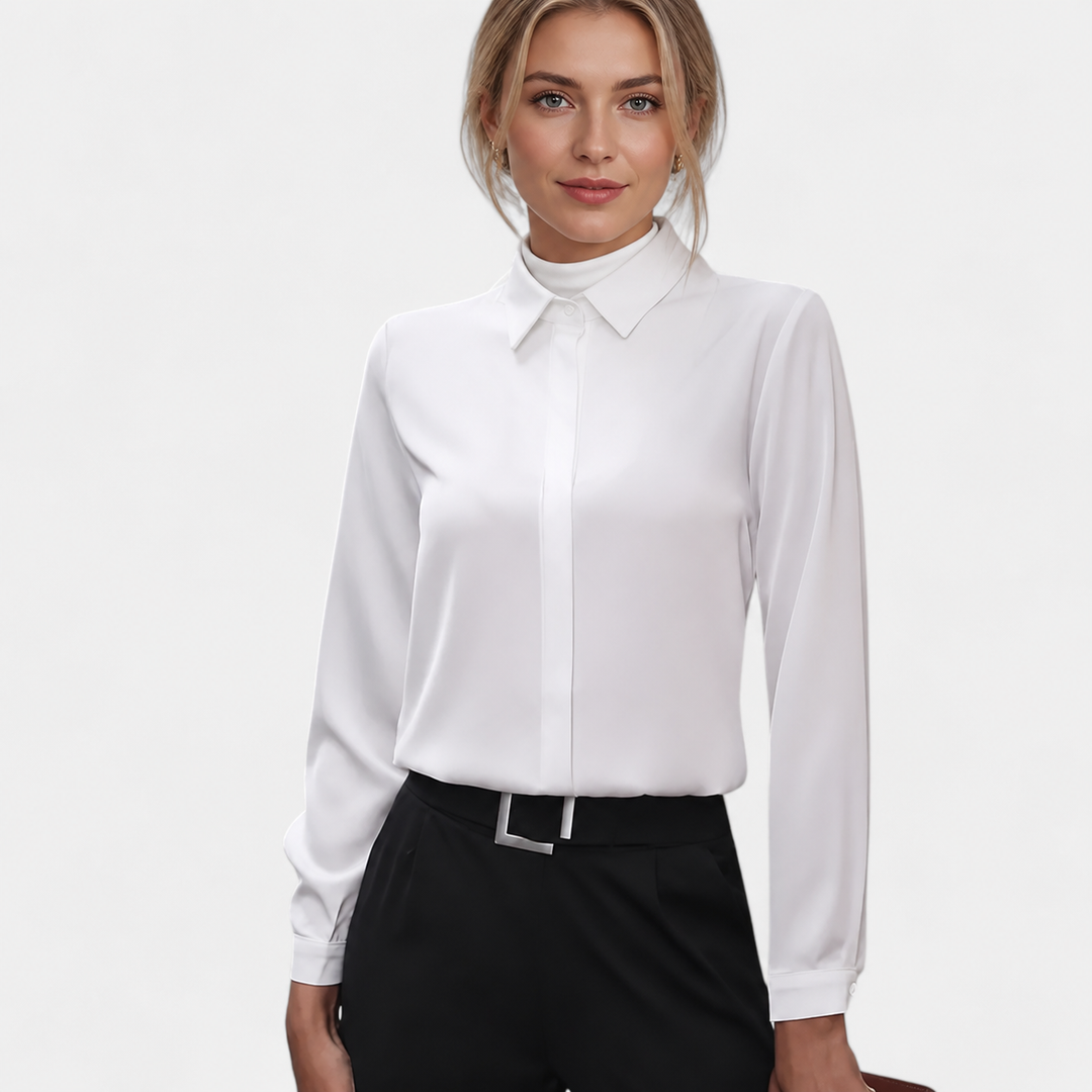 Camille Laurent | elegant kontor Blouse til dame – opdateret modelbillede