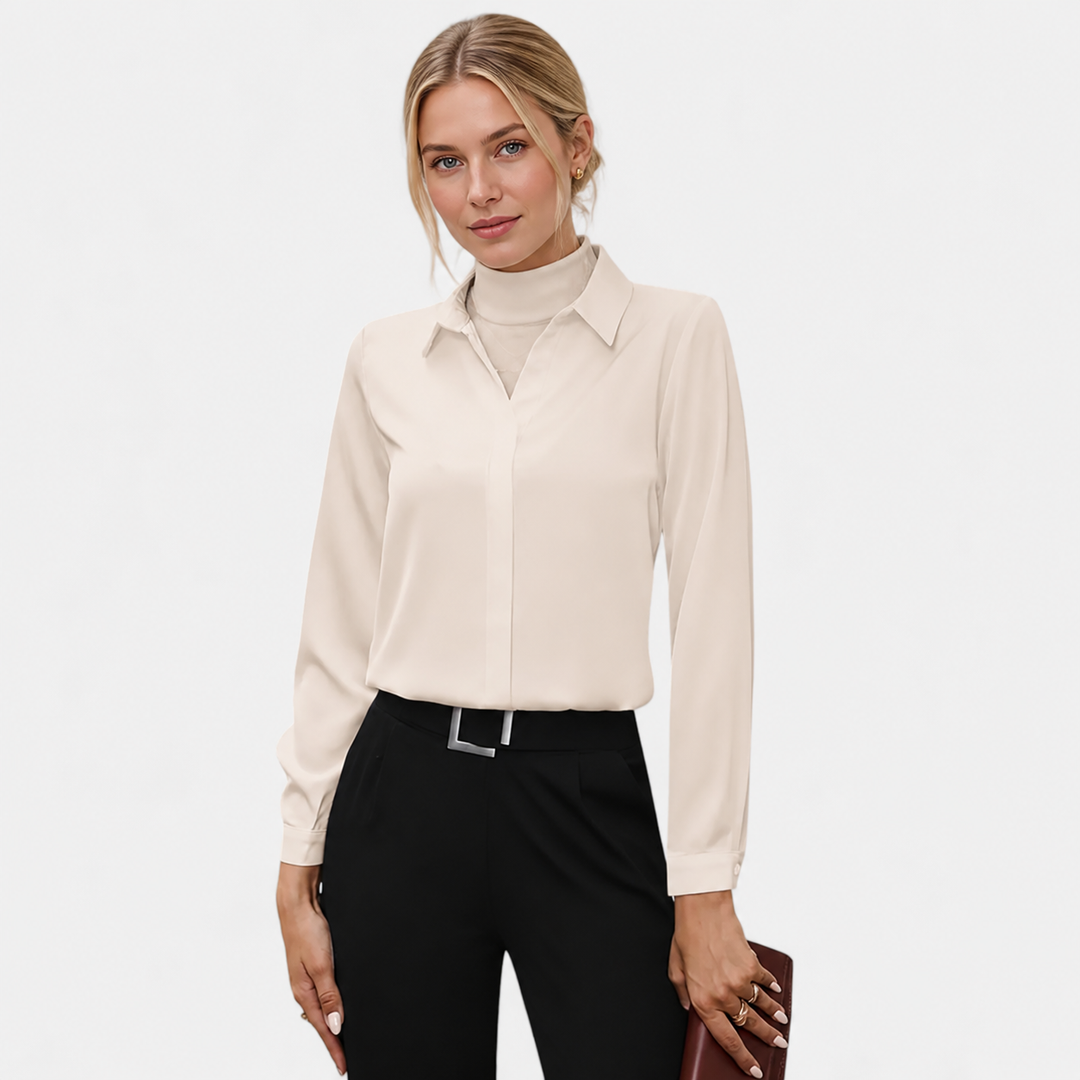 Camille Laurent | elegant kontor Blouse til dame – opdateret modelbillede