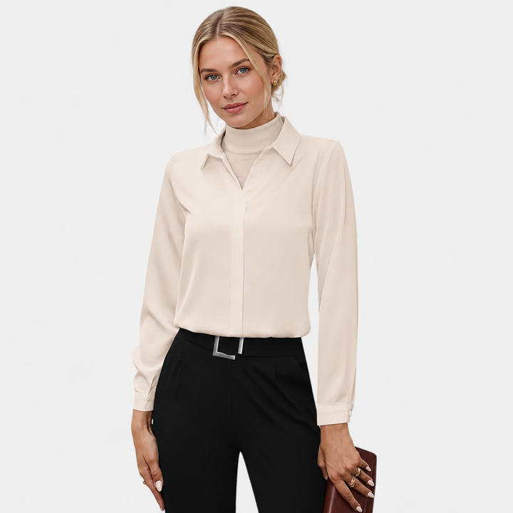 Camille Laurent | elegant kontor Blouse til dame – opdateret modelbillede
