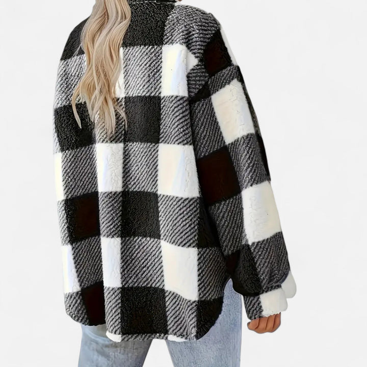 Sophie Laurent - Plys Ternet Sherpa Jakke Til Dame