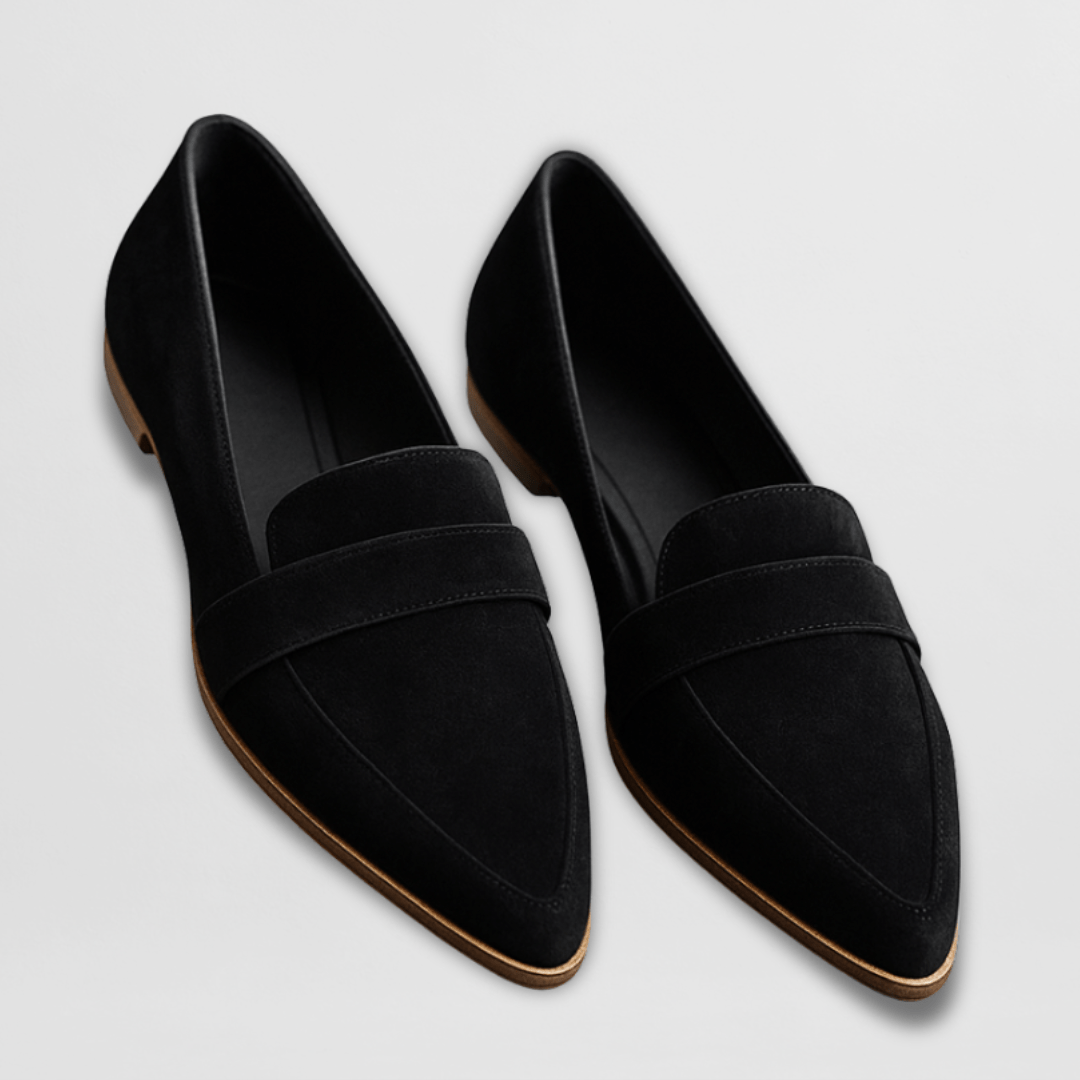 Damer Casual Slip-on Penny Loafers med Spids Tå
