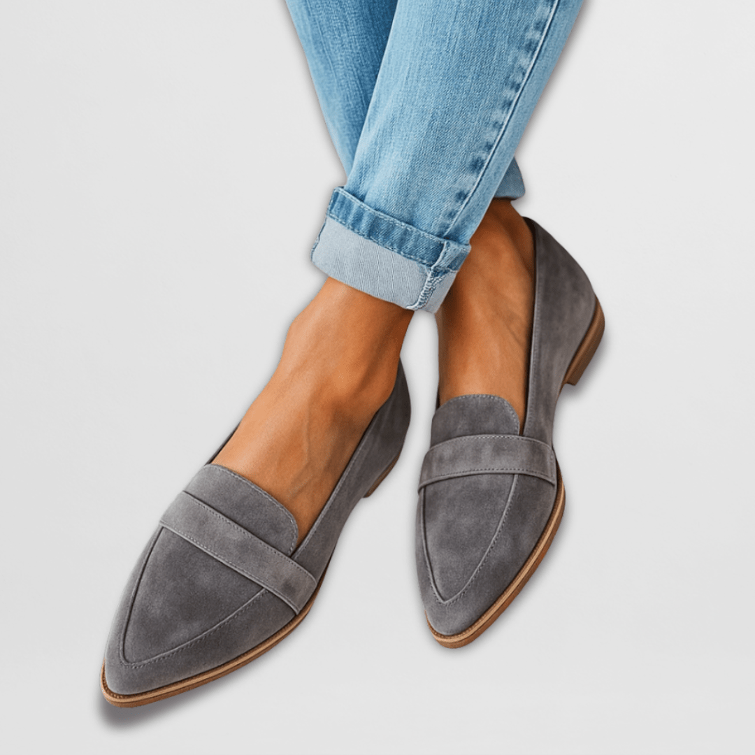 Damer Casual Slip-on Penny Loafers med Spids Tå