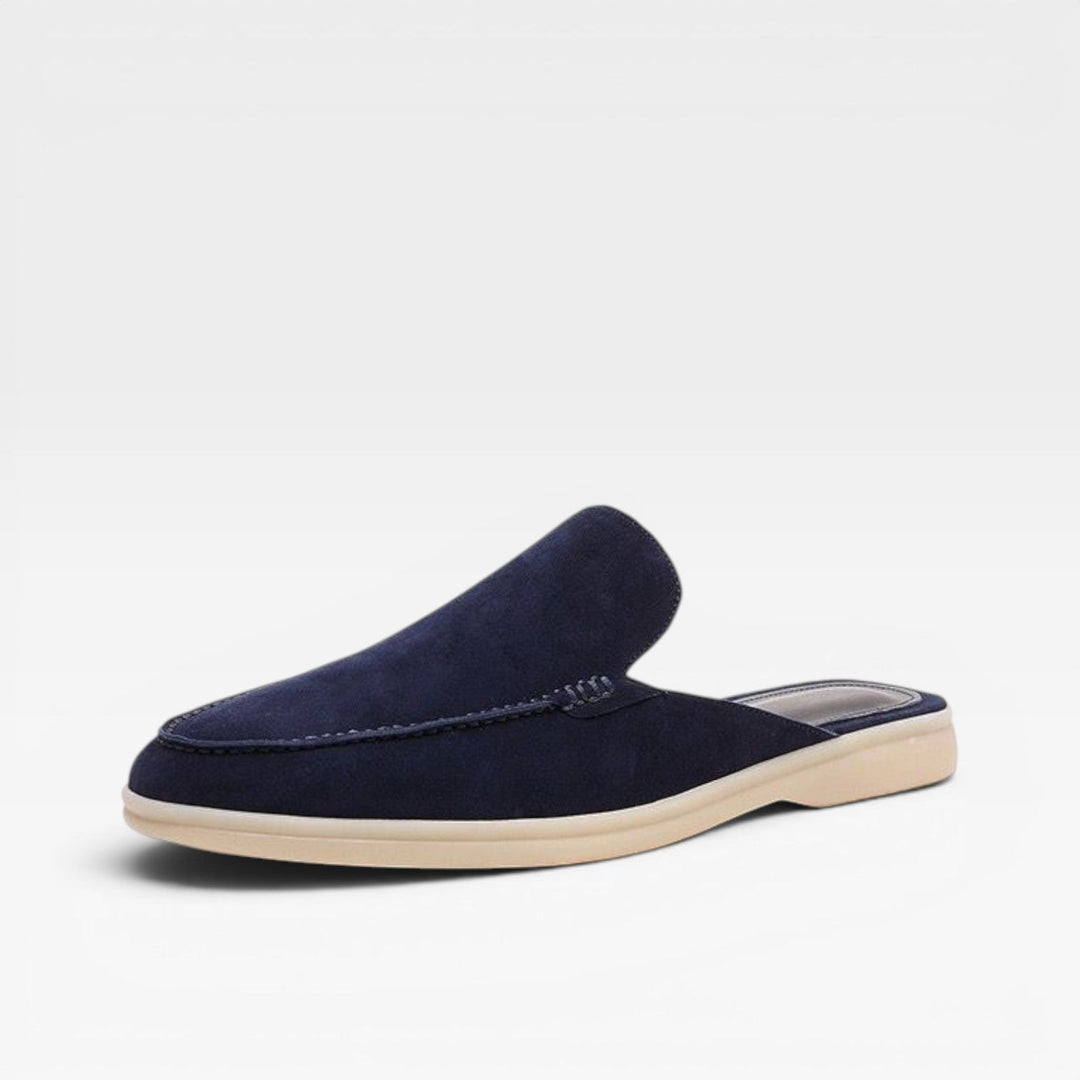 Mænd Casual Mules med Moc-Toe Syninger