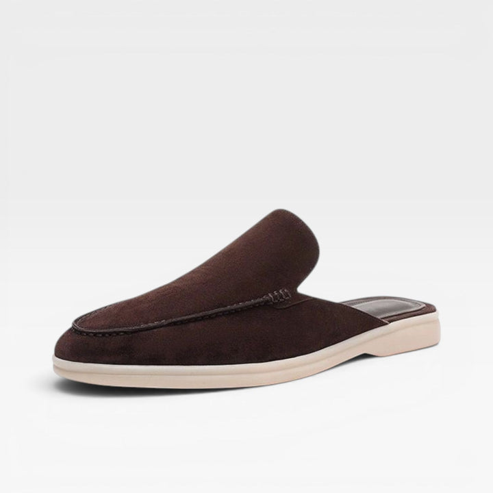Mænd Casual Mules med Moc-Toe Syninger