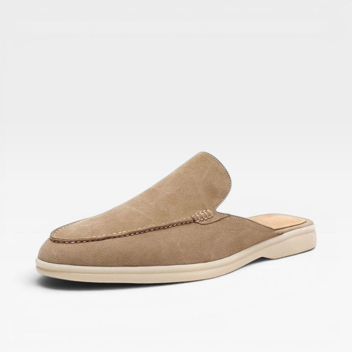 Mænd Casual Mules med Moc-Toe Syninger