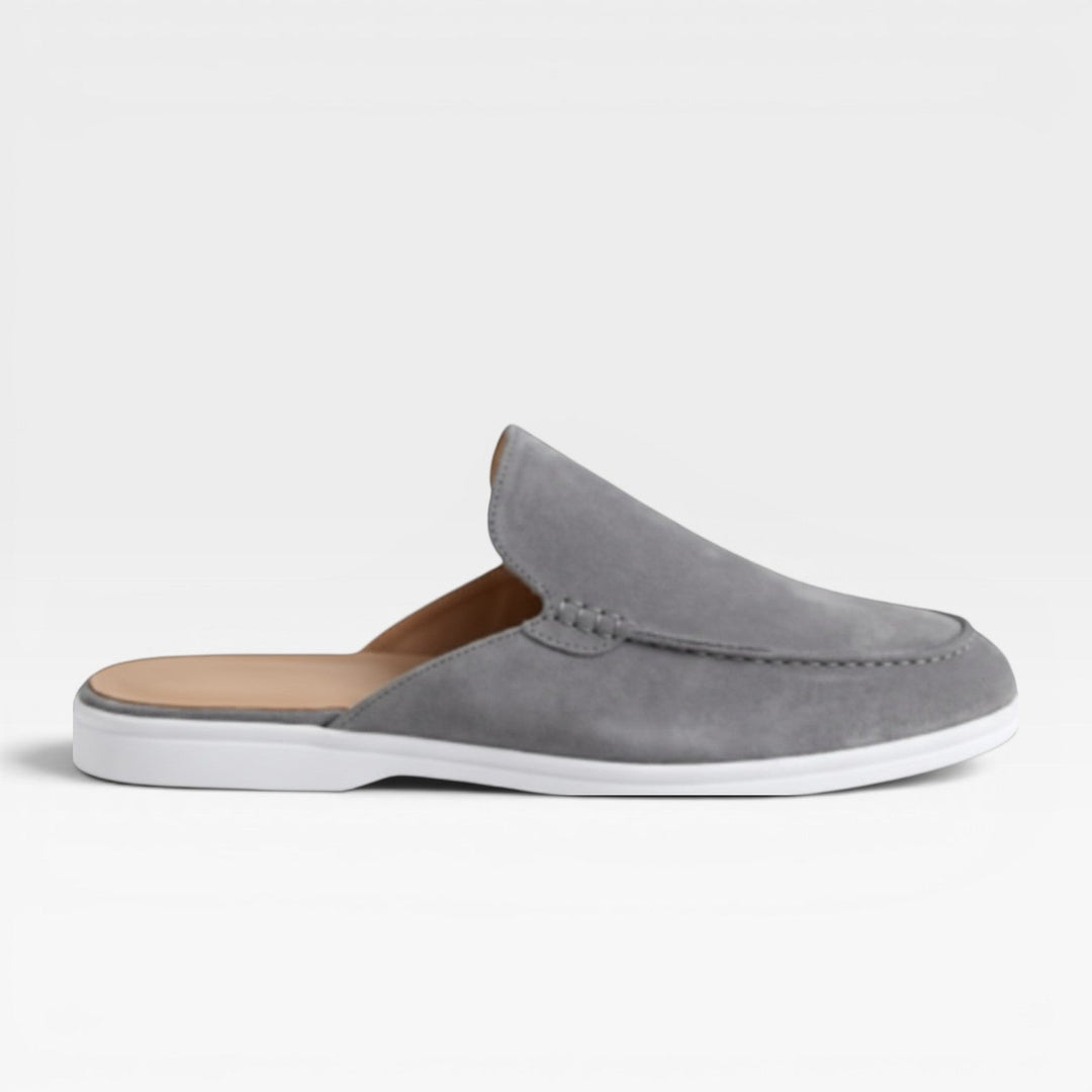 Mænd Casual Mules med Moc-Toe Syninger