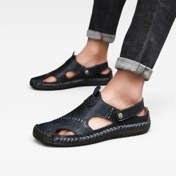 Mænd Slip-on Sommersandaler med Lukket Tå
