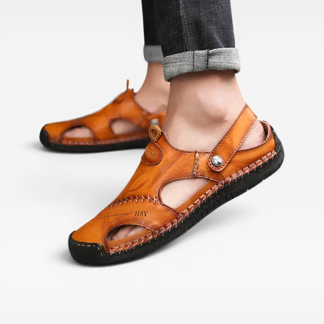Mænd Slip-on Sommersandaler med Lukket Tå