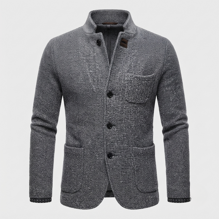 James Whitfield | Retro Wool-Blend cardigan jakke til herre