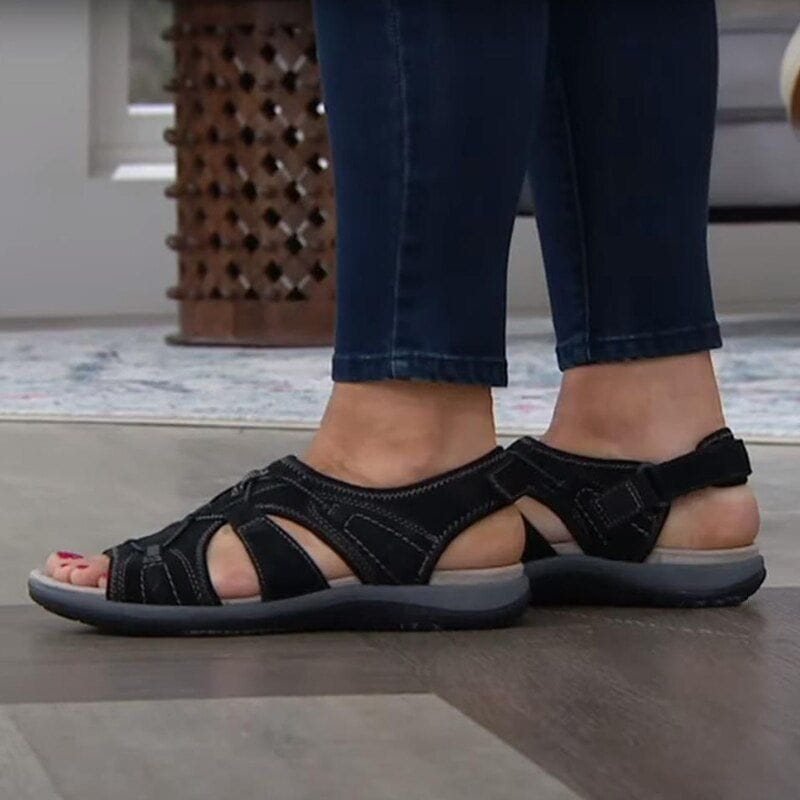 Kvinder Elegante Åbne Sommersandaler med Komfortabel Pasform