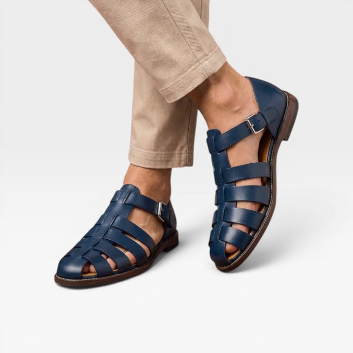 Mænd Elegante Sommersandaler med Ankelrem