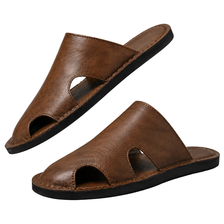 Mænd Elegante Slip-on Sandaler med Flad Sål