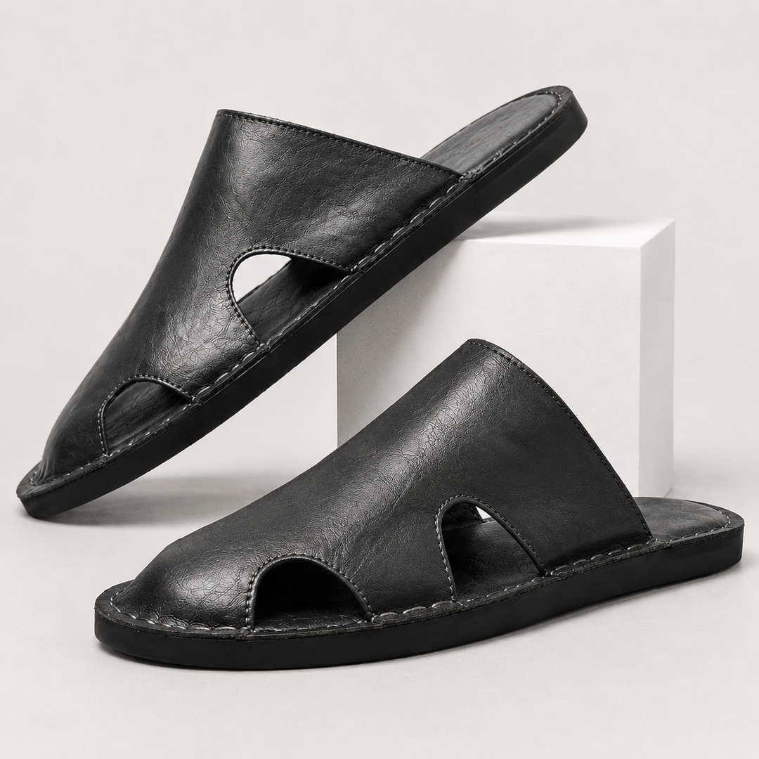 Mænd Elegante Slip-on Sandaler med Flad Sål