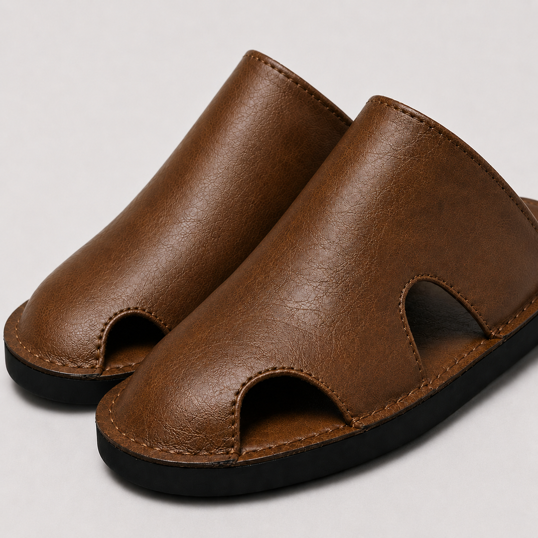 Mænd Elegante Slip-on Sandaler med Flad Sål
