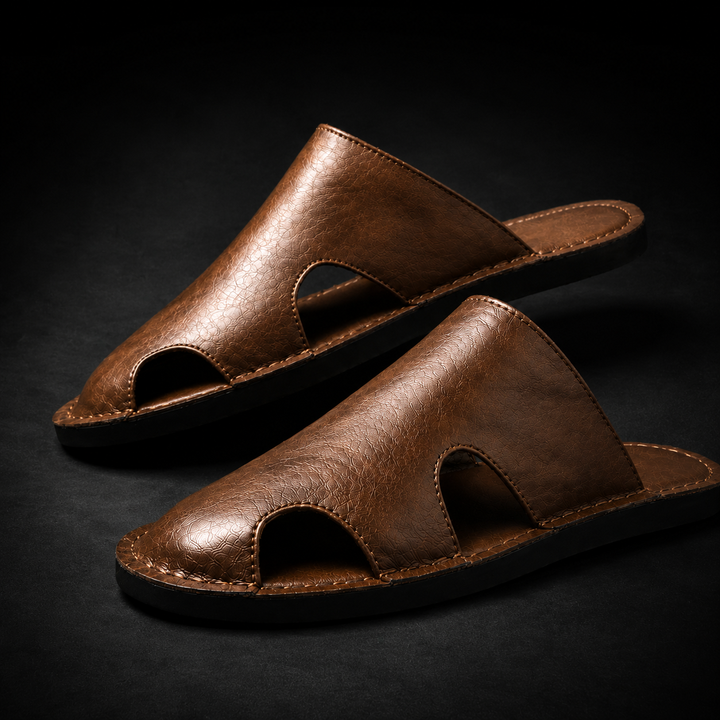 Mænd Elegante Slip-on Sandaler med Flad Sål